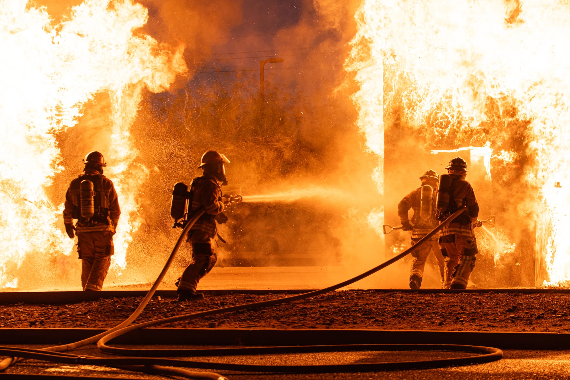 LA Fires — smoke over the city